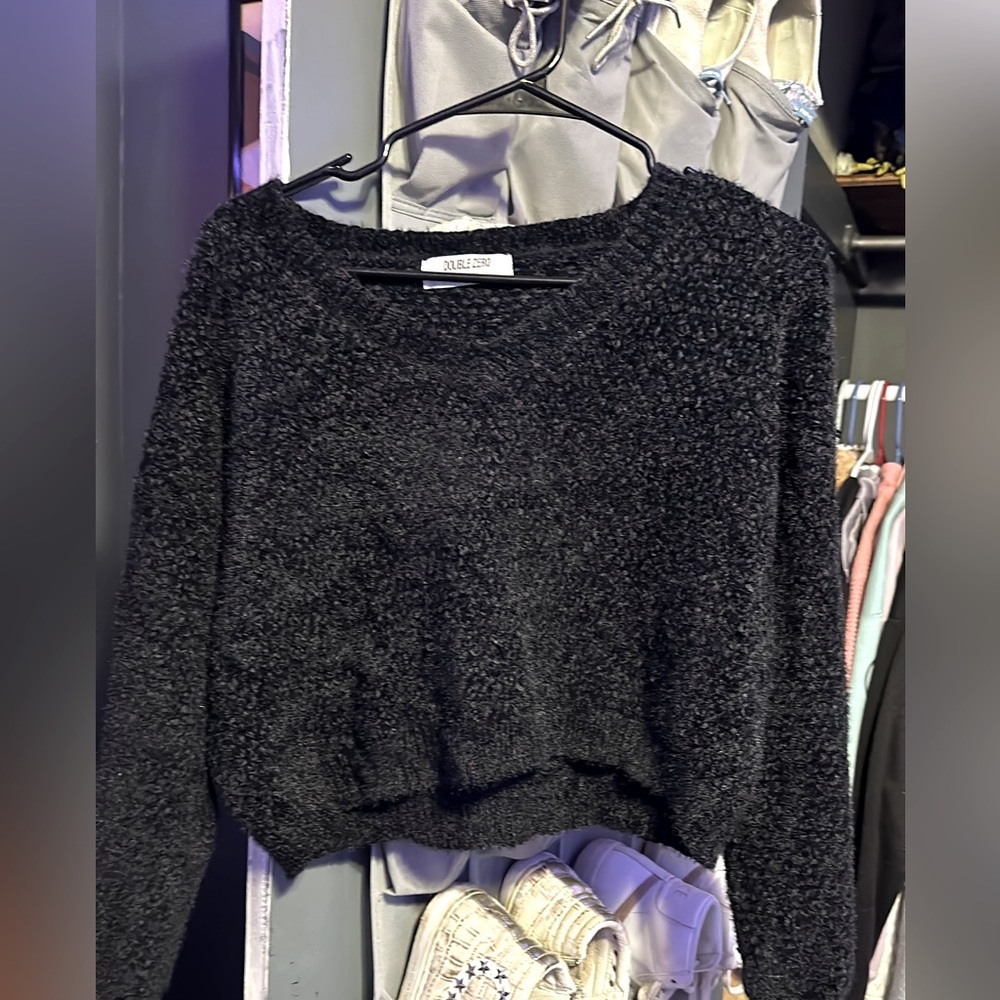 Urban black crop top size small